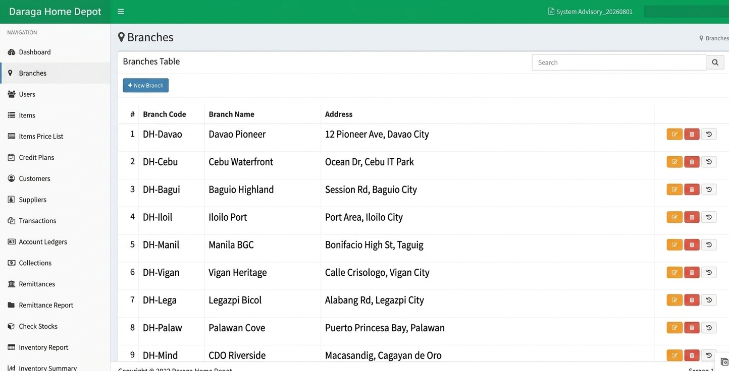 Sales and Inventory Management System screenshot 2