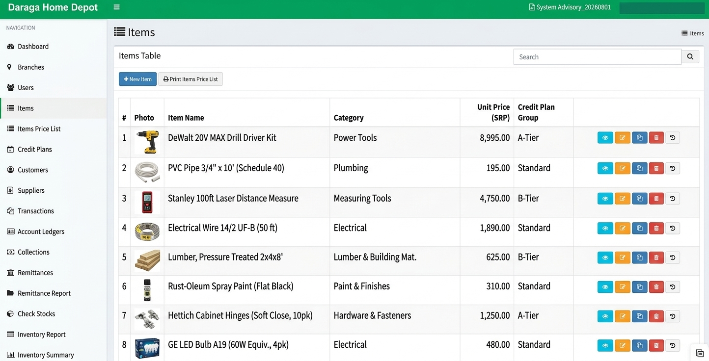 Sales and Inventory Management System screenshot 4
