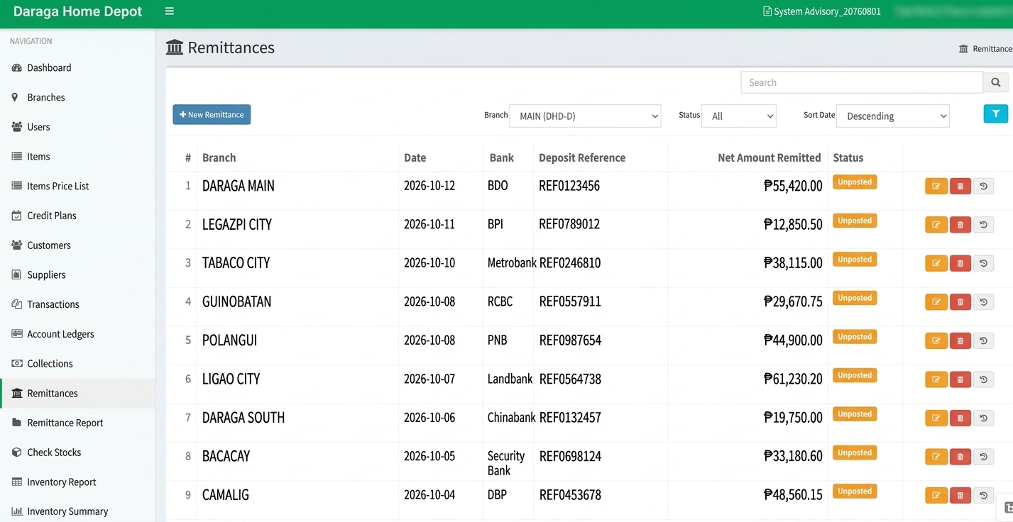 Sales and Inventory Management System screenshot 12