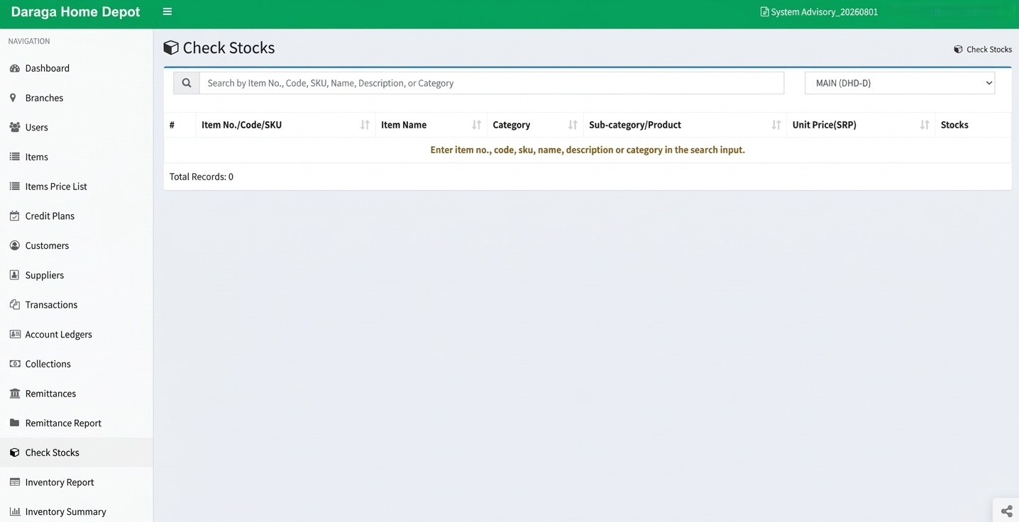 Sales and Inventory Management System screenshot 14