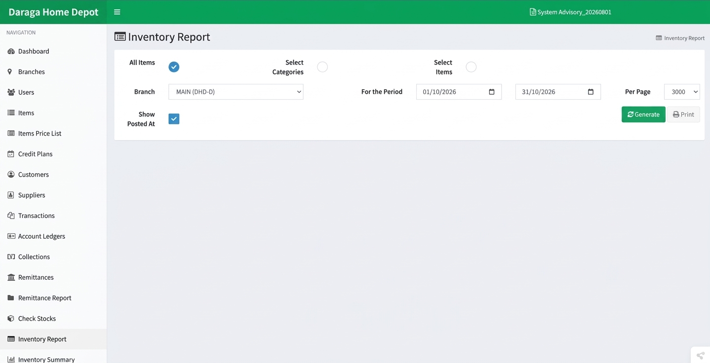 Sales and Inventory Management System screenshot 15