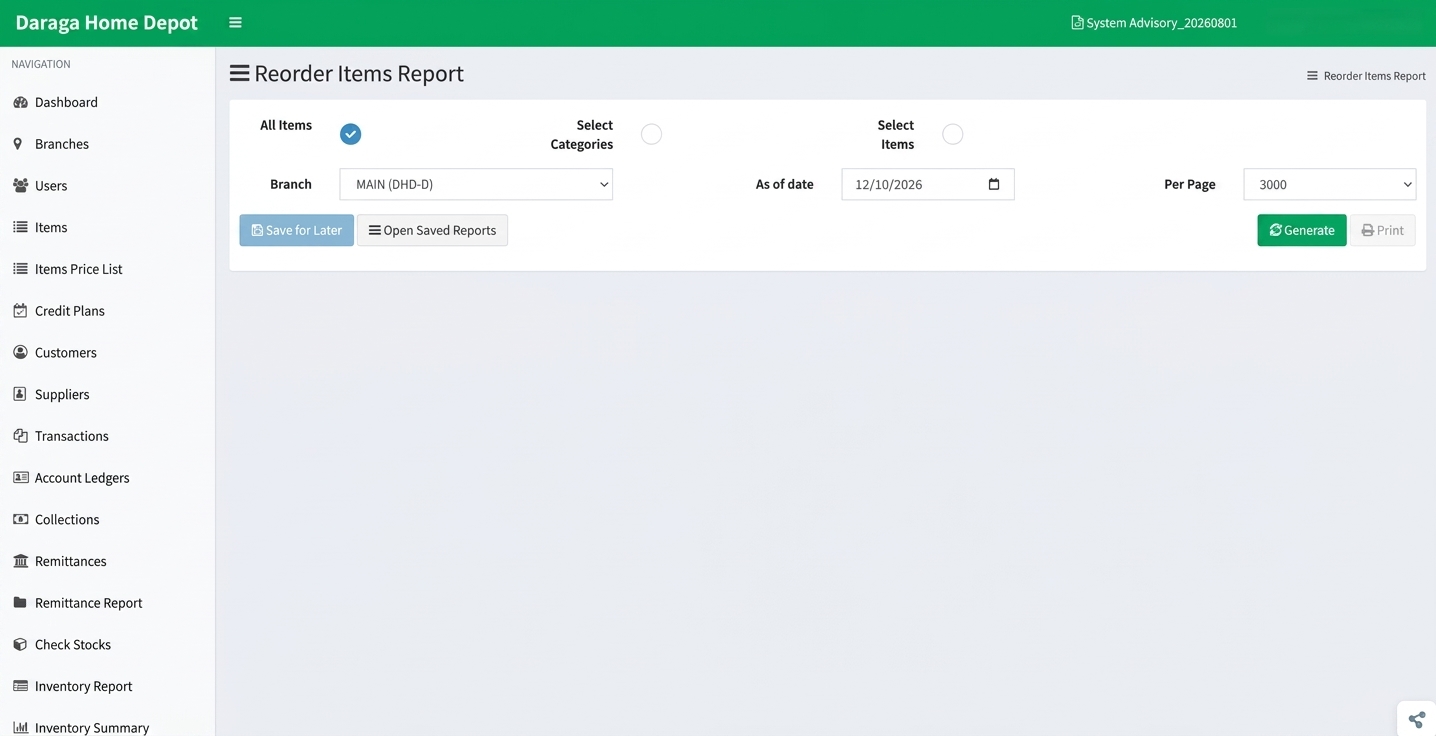 Sales and Inventory Management System screenshot 17