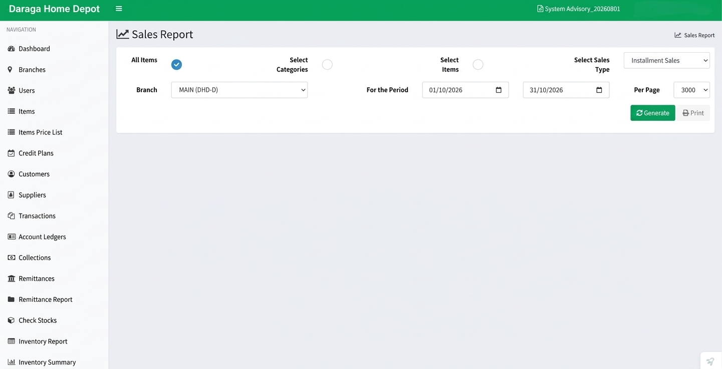 Sales and Inventory Management System screenshot 18