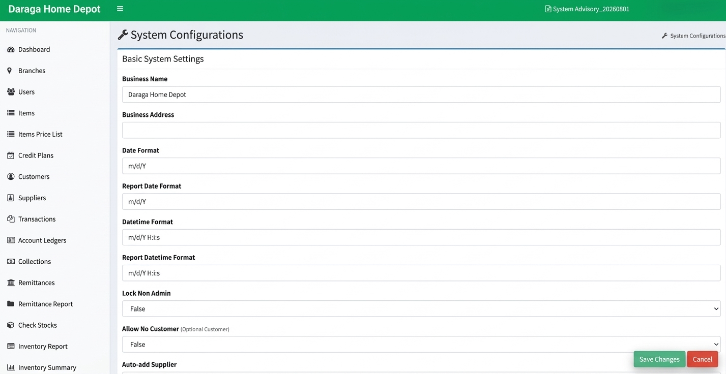 Sales and Inventory Management System screenshot 20