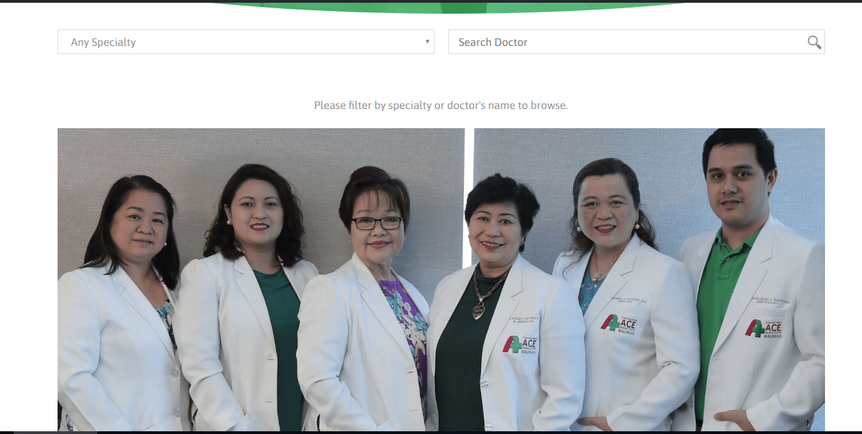 Allied Care Baliwag Website screenshot 1