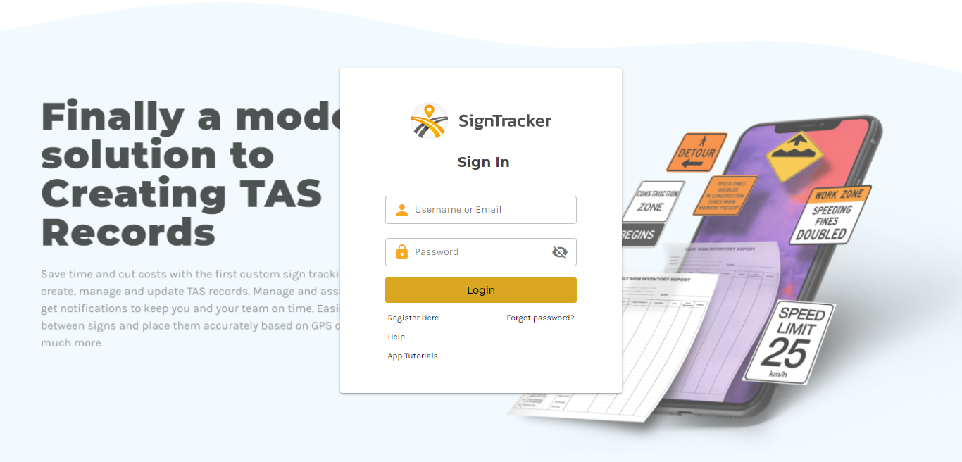 The SignTracker screenshot 1